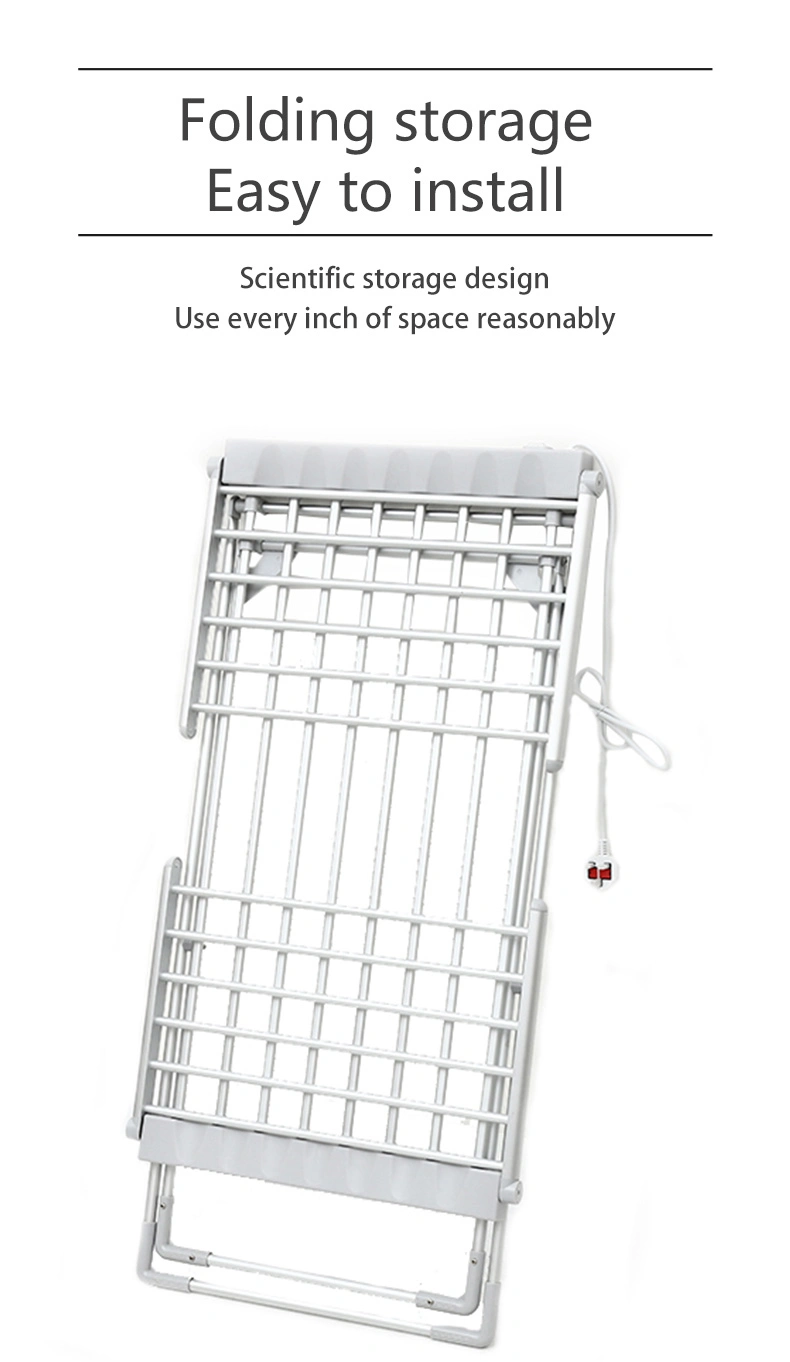 Toolf Clothes Drying Rack, Aluminum Foldable Drying Racks for Laundry, Large Foldable Laundry Stand Gullwings, for Bed Linen, Clothing, Socks, Scarves