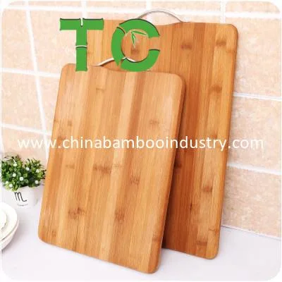 3 PCS Cutting Board Bamboo Wood Chopping Board with Handle Thick Reversible Butcher Block