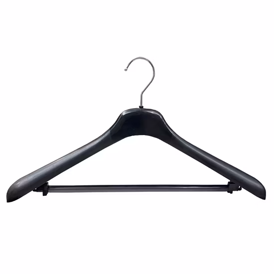 Clothes Hanger Non Slip Plastic Hanger Suit and Jacket Hanger with Metal Hook
