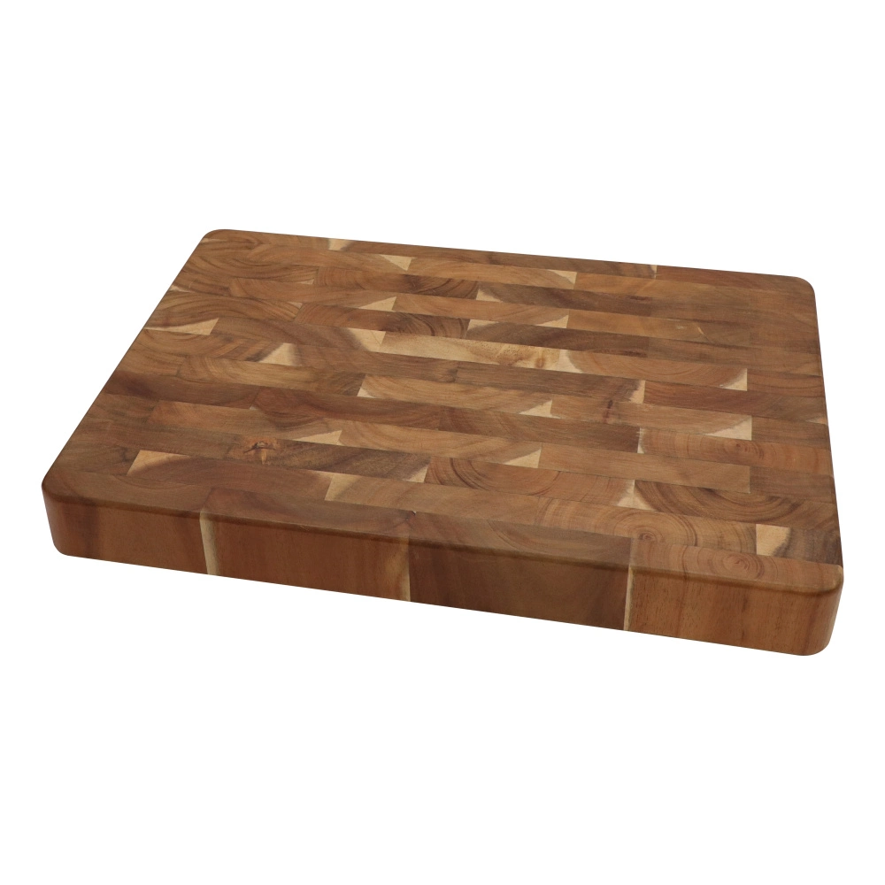 Multipurpose Thick Acacia Wood End Grain Wooden Chopping Meat Vegetables Cutting Board Wholesale