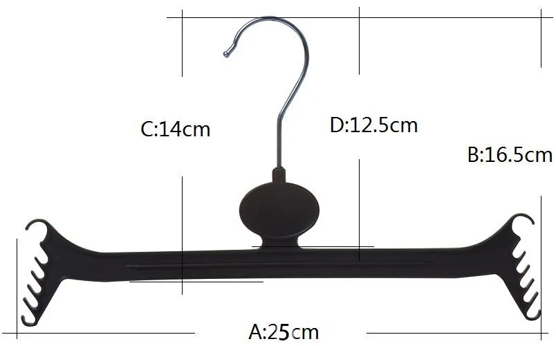 Pant Hanger Plastic Rock Clothes Hanger (4152-25)